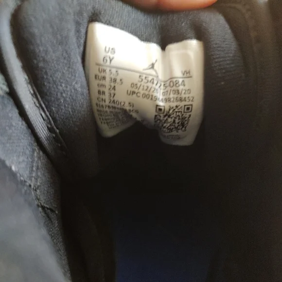 Nike Air Jordan 1 Mid Black and White with Racer Blue Accents - Picture 8 of 13